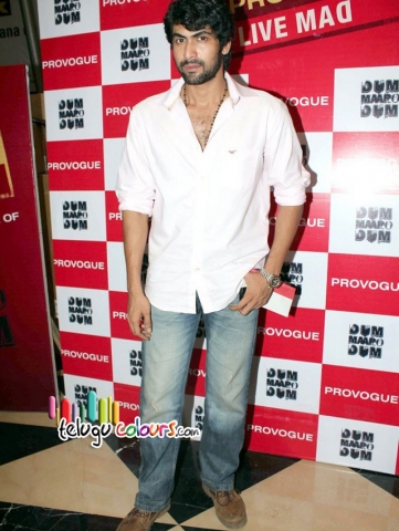 Rana,Abhi,Priethik at Dum Maro Dum Screening