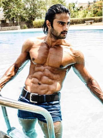 Sudheer babu six pack photos