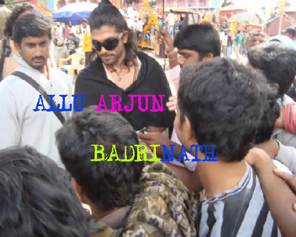 Allu Arjun Badrinath On Location Pics